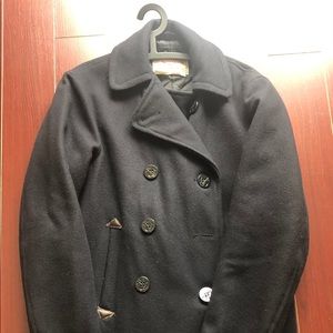 New SPIEWAK & SONS Mens Wool Pea Coat